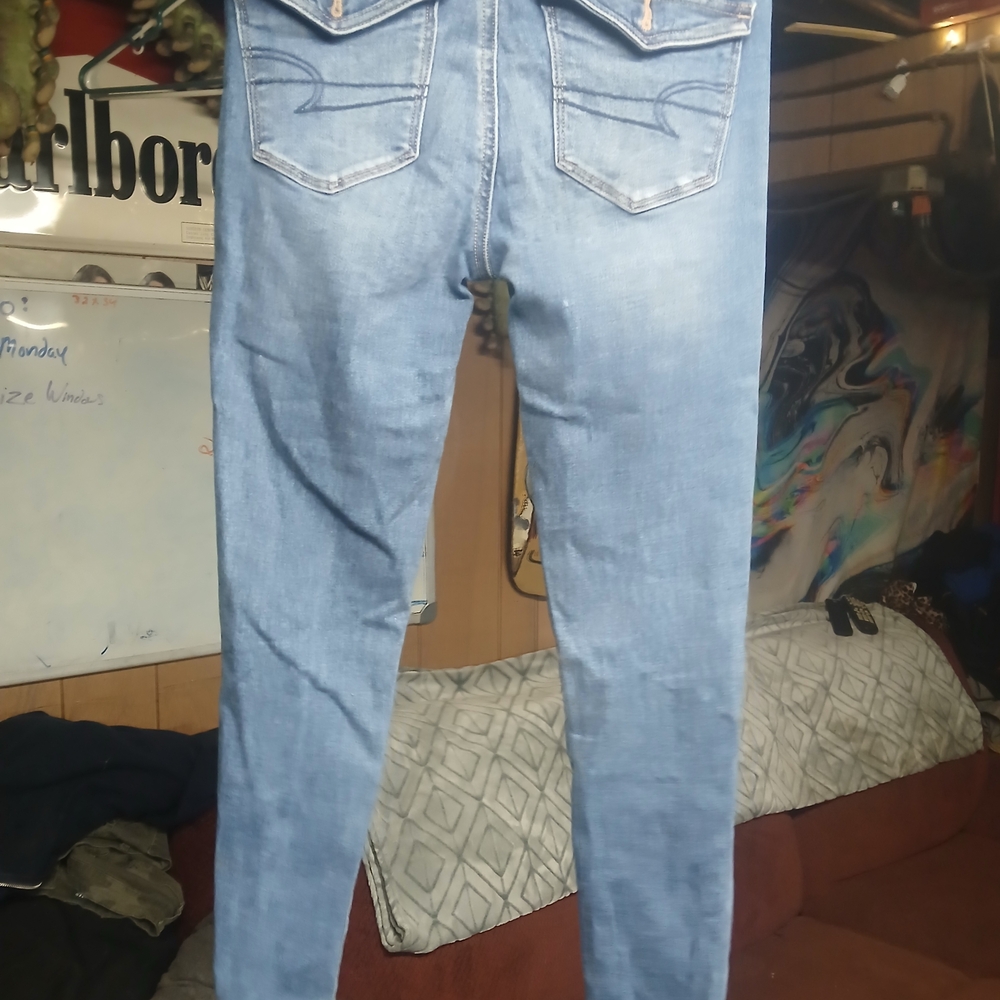 American Eagle Light Wash Jeggings